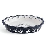 Original Heart Pie Plate Ceramic Pie Pan 9 inch Pie Dish Deep Dish Pie Pan Nonstick Pie Plate Baking Pan for Kitchen