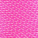 PARACORD PLANET 10, 25, 50, and 100 Foot Hanks of 425 Paracord (3mm) - Made of 100% Nylon for Tactical, Crafting, Survival, General Use, and Much More (Neon Pink Zebra, 100 Feet)