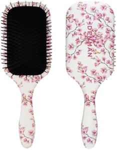 Denman Ultra Detangler Paddle Hairbrush, Best for Long Hair, Wigs and Extensions for Tug Free Detangling - (Cherry Blossom) D90L