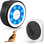 Hathever Dog Door Bell for Potty Training, Wireless Doggie Doorbell Operating at 1000 Feet with Chew Resistant IP65 Waterproof Touch Button, 4 Notification Modes