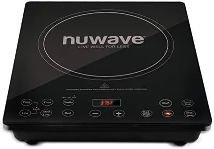 Nuwave Pro Chef Induction Cooktop, NSF-Certified Commercial-Grade, Portable, Large 8” Heating Coil, Temp Settings from 100°F to 575°F, Perfect for Commercial & Professional Settings