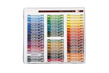 DOMS 50 Shades Oil Pastel With Case|Smooth Color Intermixing For Better Effect|Bright&Intense Colors|Free Scrapping Tool|Non-Toxic&Safe For Childrens|Pack Of 1|Multicolor