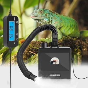 Reptiles humidifier, Reptile Fogger Terrariums Humidifier Fog Machine Mister with extension tube/external timing controller, suitable for reptiles, amphibians/indoor humidifying/gecko/snake/tortoises