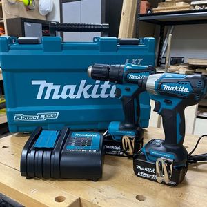 Makita 18V Brushless Twin Pack – Cordless Drill & Impact Driver Set