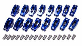 Scorpion Performance 1038 1.6 Ratio Roller Rocker Arm for Small Block Chevy - Pack of 16