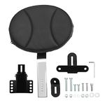 Twilight Garage Motorcycle Adjustable Plug-In Driver Rider Backrest Kit Compatible with Harley Touring 1997-2022 Street Glide Road Glide Road King Electra Glide