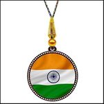 Giftlab Indian Flag Car Hanging Ornament.