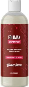 Folimax Biotin Shampoo for Thinning Hair - Thickening Shampoo with Biotin Zinc and Rosemary Oil for Hair Growth - Vegan Sulfate and Paraben Free Volumizing Shampoo for Fine Hair (Sandalwood Scent)