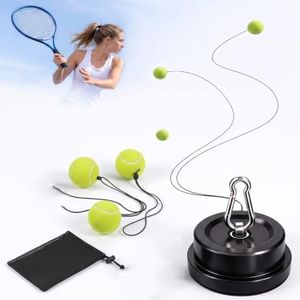 Solo Tennis Trainer Rebound Ball with String, Tennis Practice Rebounder