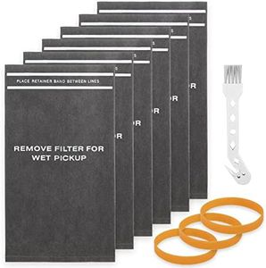 9-38737 Wet/Dry Vac Filter Bags for Craftsman 2 to 2.5 Gallon Shop Vacuums and Powerhead Bucket Vac CMXZVBE38737, 6-Pack