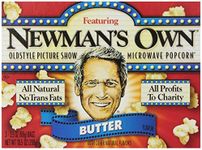 Newman's Own Old Style Picture Show Microwave Popcorn, Butter, 3 ct