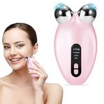 Microcurrent-Facial-Device OUGESH Face-MassagerLift the face and Tighten the Skin, USB Mini Microcurrent Face for Facial Wrinkle Remover Toning Best Gift for Anti Aging and Wrinkle Galvanic Gift