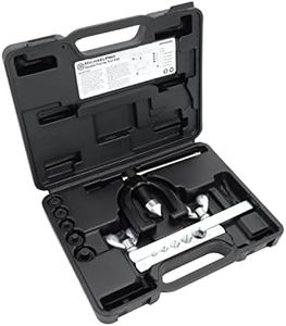 MichaelPro MP009090 Single and Double Flaring Tool Kit with Extra Adapters- Use on Aluminum, Copper, Soft Steel Brake Line and Brass Tubing