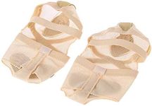 Womens Lyrical Dance Shoes Ballet Belly Dance Toe Pad Full Body Dance Paw Socks, Nude, X-Large