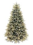 Colorado ICY-Blue Pine Christmas Tree Pre-lit with LED Lights (4ft Frosted Pre-lit)