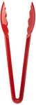 Mercer Culinary Hell's Tools Hi-Heat Utility Tongs, 9.5 Inch, Red