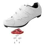 Peloton Shoes Size 15 Mens Womens - SPD and Delta Compatible Cycling Shoes - Indoor Outdoor Cycle Riding Bike Shoes with Spin Cleats - White 15