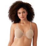 Wacoal Women's Front Close T-Back Bra, Toast, 36DD