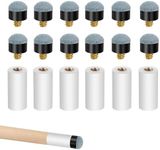 18Pcs 12mm Billiard Cues Tips Repla