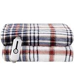 Electric Heated Blanket Throw with 