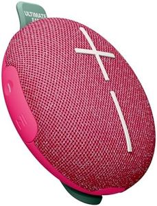 ULTIMATE EARS MINIROLL Ultra-Portable Waterproof Bluetooth Speaker, Big Bass, IP67 Dustproof, 40 m (131 ft) Range - Calming Pink