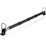 Zone Tech Car Expandable Clothes Rod Bar - Premium Quality Classic Black Heavy Duty Expandable Vehicle Hanger Clothes Bar for Travel-Perfect for Car, Trucks and SUV