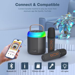 Kids Karaoke Machine with 2 Microphones – Portable Singing System