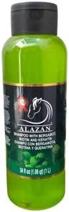 ALAZÁN SHAMPOO OF HORSE FOR HUMAN USE, WITH BERGAMOT, BIOTIN, AND KERATIN. SHAMPOO DE CABALLO ALAZAN CON BERGAMOTA, BIOTINA Y QUERATINA.