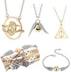 5PCS Harry Potter Necklace Set Time