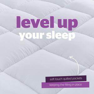 Silentnight King Mattress Topper – 5cm Thick, Soft Comfort