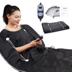 VEVOR Sauna Blanket for Detoxification, Portable Far Infrared Sauna for Home, Oxford Sauna Bag w/Arm Holes & Carbon Fiber Heating, 1-6 Level Adjustable Temp 95-176℉, 5-60 Minutes Timer, 71 x 31 in