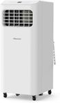 Hisense Portable Air Conditioner 6,000 BTU Cooling Dehumidifier Fan for Smaller Room up to 250 sq ft, Remote Control, White