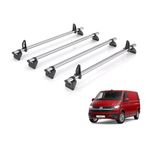 Rhino Roof Rack for VW Transporter 2002-2022 [Suitable for T5/T6 Models] 4 Roof Bars + Loadstops - T54FL/KLS2