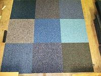 20 x Carpet Tiles 5 SQM Heavy Duty Home Commercial Retail Office Shop Premium Flooring Rugs Floor Tile Hardwearing Anti-Slip Floor Covering, Random, Bitumen Backed