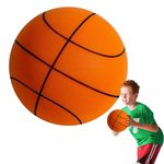 Silent Basketball, Bouncing Ball Silent Basketball, Uncoated High Density Foam Ball, Indoor Training Ball, Soft, Flexible, Lightweight And Easy To Grip, Foam Basketball Dribbling Indoor Quiet Sports