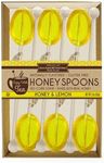 Melville Candy Lemon Honey Tea Spoons Stirrers, Made With Real Honey Gift Box, Pack of 6