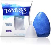 Tampax Heavy Flow Menstrual Cup Up To 12 Hours Of Comfort-fit Protection With Liners