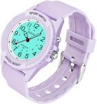 PROKING Waterproof Nurse Watch for Medical Professionals,Women Men, 24 Hour with Second Hand, Night Light, Military Time Easy to Read Dial, Soft and Breathable Silicone Band