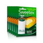 Sweetex Tablets Dispenser 600 Tablets, Pack of 6, Total 3600 tablets