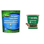 Scotts 20237 Turf Builder Grass Seed All Purpose Mix 2Kg & Whirl Hand Held Spreader (71006), Gray