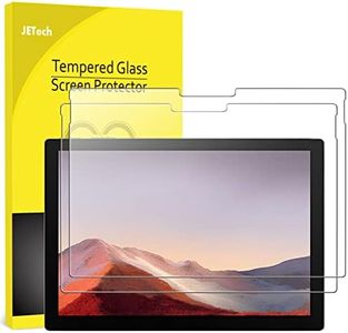 JETech Screen Protector for Surface Pro 7 Plus/Surface Pro 7 12.3-Inch, 9H Tempered Glass Film, Support Surface Pen, HD Clear, 2-Pack