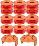 FYSHIQING Trimmer Spool Compatible with Worx Trimmer,10ft 0.065" Edger Spool Electric String Trimmers Refills for Worx,Suitable for Worx Weed Eater Parts (12+2 Pack)