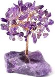 XIANNVXI Crystal Tree Amethyst Tree Purple Crystal Tree of Life Money Tree Reiki Purple Ornaments Purple Bedroom Accessories Purple Decor Cute Desk Accessories