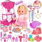 Baby Care & Hair Salon Doll Toy Set