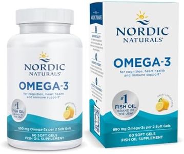 Nordic Naturals Omega-3 Formula Softgels, Lemon, 60 ct