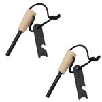 LAIYOHO 2Pcs Versatile Outdoor Creative Scraper Tool for Camping Hiking Survival and Emergencies