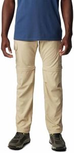 Columbia Mens Silver Ridge Utility Convertible Pant, Ancient Fossil, 34