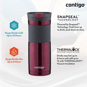 Contigo Byron SNAPSEAL Travel Mug – 470ml Insulated Cup