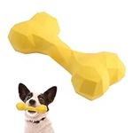 IBEIKE Indestructible Dog Chew Toy Puppy - Tough Dog Toys For Extreme Chewers, Hard Dog Toy Bone, Puppy Chew Toy Dog Teething Toys Chew Toys For Dogs (Yellow)