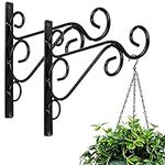 KABB Pack of 2 Black Iron Outdoor H